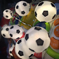 Miniatyrbillede 2 af 3: 30 LED Fodbold Lyskæde Indendørs Fodbold Udendørs Fe Lys Have Tilbehør Fodbold Formet Reb Lampe Fodbold Hjem Dekorationer Belysning Til F