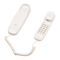 Miniatyrbillede 2 af 4: Mini Bordtelefon med Ledning Fast Telefon Vægmounted Understøtter Lydløs/ Pause/Genopkald Funktioner