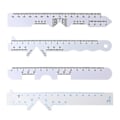 Miniatyrbild 1 av 5: 4-pack PD-linjal Optisk Vernier Pupillär Linjal Avståndsmätare Oftalmologiskt Verktyg
