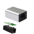 Miniatyrbilde 5 av 5: Aluminiumlegering Cat6 Rj45 8p8c Nettverkskabel Patch Cord Extender