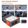 Miniatyrbilde 3 av 5: Digital temperaturregulator Stc-8080a+ Kjøleskap termostat for kjøleskap Automatisk avriming med Ntc sensorprobe 220v