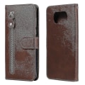 Miniatyrbilde 2 av 2: Lommebokdeksel for Xiaomi Poco X3/ Poco X3 Nfc, premium PU-lær magnetisk lukking