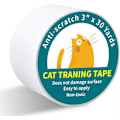Miniatyrbild 1 av 5: Anti-klös Tejp för Katter, 7,6 cm x 27,4 meter Katt Träningstejp, 100% Transparent Dubbelsidig Klösavskräckande Tejp för Katter, Möbelskydd för