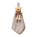 Pikkukuva 1 / 4: Pyyhe Korallifleece Ripustuspyyhe Kylpyhuoneen Ripustuspyyhe Grey Bear hand towel