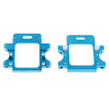 Miniatyrbillede 5 af 5: Metal Front Gearbox Mount 102060 02022 Til Hsp 1:10 Opgradering Rc Dele Blå