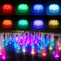 Miniatyrbillede 2 af 5: Dykke RGB LED-lys, 4 pakker 13 LED-pool-lys Vandtæt