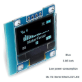 Miniatyrbillede 4 af 5: I2c Oled Display 0,96 tommer Iic Seriel Lcd Led Modul 128 64 Til Med 40 Stk Ledning
