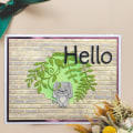 Miniatyrbillede 5 af 5: Dyre mønster prægning mappe design diy papir skæredør scrapbooking
