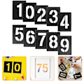 Pikkukuva 3 / 4: 1 sarja numeroleimasin 0-9 osoitenumeroleimasin numeromalle