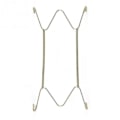 Miniatyrbillede 2 af 4: Tallerkener i Rustfrit Stål Hanger Fjeder Tallerkenholder Krog Væghængt Adapter Hjem