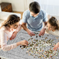 Miniatyrbild 7 av 7: 2000 bitars pusselmatta, uppblåsbar pusselkompanjonrulle, filtpusselmatta, pusselförvaringsmatta, hopfällbart pusselskydd med uppblåsbar pump