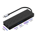 Miniatyrbild 4 av 5: 7-i-1 USB 3.0 Dockningsstation USB-C Hub 5 Gbps Hög Hastighet 1000 Mbps Ethernet RJ45 Gigabit 4K OTG-adapter