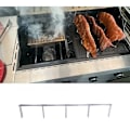 Miniatyrbillede 4 af 5: Ribholder, Lågholder i rustfrit stål, Spareribholder, Grydelågholder, Justerbar længde, Tåler opvaskemaskine