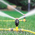 Pikkukuva 2 / 2: Kiertävä puutarhan sprinkler lisäyssarjan kastelujärjestelmä (1 kpl, keltainen)