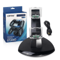 Miniatyrbilde 1 av 5: Oivo USB dobbelkontrollerlader for PS4 Gamepad ladestasjon Dock Controller strømforsyning stativ for Sony Playstation 4 Slim