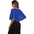 Miniatyrbilde 5 av 5: Elegant Sjal for Kvinner - Stilig Tie Knot Shrug Skjerf for Aftenskjole