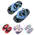 Miniatyrbilde 2 av 5: Barnslippers Flip-flops Sommersandaler for gutter og jenter Red 23