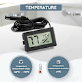 Miniatyrbild 4 av 5: 3 st Digital Termometer Hygrometer Mini Sonda Termometer Temperatur Hygrometer Reptil Inkubator Fjäderfä Kontor Vardagsrum