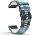 Miniatyrbillede 2 af 3: Til Garmin Forerunner 965/955/945/935 Urrem med trykt mønster - Udskiftningsrem - Stil C Style C