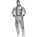 Pikkukuva 2 / 3: Pariskunnan astronauttipuku Yhtenäinen karnevaali Halloween Cosplay-juhlat Avaruusasu Roolipeli Hieno pukeutuminen Men XL