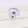 Miniatyrbillede 4 af 5: 10 stk. 30mm glas skabsknapper krystal diamantform greb til skuffer kommode skab køkken, lilla