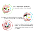 Pikkukuva 4 / 5: Taikaruutu Rubix Rainbow Ball Cube Speed Jalkapallo Puzzle Lelut