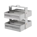 Miniatyrbilde 3 av 4: Glass Stand Slides Mikroskop Slide Check Rack 1.2mm Mikroskop
