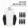 Miniatyrbilde 2 av 4: 8 stk propellerer for Dji Mini 3, erstatningspropeller for Dji Mini 3 Pro drone, støydempende, hurtigutløsende blader, propellvifter