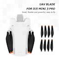 Miniatyrbillede 2 af 4: 8 stk. udskiftningspropeller til Dji Mini 3-propel, lav støj, hurtigudløserblade, propelvinger til Dji Mini 3 Pro-dronetilbehør