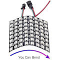 Miniatyrbillede 5 af 5: Ws2812b LED-strimmel 8x8 digitalt panel Sp110e Bluetooth-styring