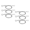 Miniatyrbilde 3 av 5: 6 stk. Heavy Duty Rustfritt Stål Wire Tau, 2m Justerbar Bildeoppheng Wire For Speil H