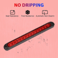 Miniatyrbilde 3 av 5: 10 tommers forseglet lastebil- og campingvognlyslist 15 LED tredje bremselysstripe rød
