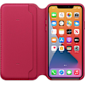 Pikkukuva 1 / 4: Apple nahkainen folio iPhone 11 Pro Max - riikinkukko/vadelma Raspberry