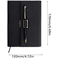 Miniatyrbillede 2 af 5: Journal Journal Premium Tykt Papir Kunstlæder Skrivebøger med Pen Loop blue gray
