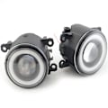 Miniatyrbilde 1 av 5: 1 par LED-tåkelys Angel Eye kjørelys for Jimny 2018 2019 2020 Jb43 Jimny 1998-2017