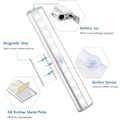 Miniatyrbilde 3 av 5: 3-pakks oppgradert USB-oppladbar 10 LED magnetisk bevegelsessensorlys