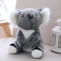 Pikkukuva 2 / 5: Pehmoinen koala-pehmolelu, söpö ja pehmeä, simuloitu koala-pehmolelu, täytetty koala lapsille, lahja Grey L