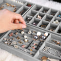 Miniatyrbillede 4 af 5: 4 stk. smykkeskrinsskuffe, skuffeorganisator,