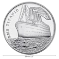 Miniatyrbilde 4 av 5: Samlemynt Titanic Mønster Minneutgave Utfordringsmynt Gave Jernlegering Materiale Mynt Perfekte Gaver for Myntsamlere