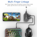 Miniatyrbilde 3 av 4: Tastatur- og muskonverter Bærbar mobilspilltastatur- og muskonverteradapter for Android Io