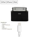 Miniatyrbillede 3 af 5: 8-polet Hun til 30-polet Han Adapter Konverter til phone4 4S 2 3 til iPod til Touc