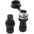 Miniatyrbilde 5 av 5: Gx16 Vanntett Luftfartskontakt Plugg Sokkel Sensor Encoder 2/3/4/5/6 Pin Ny - 4 Pin