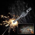 Miniatyrbild 4 av 5: Överlevnadsspade Fällbar Multifunktionell Camping Utomhus, Militär Fällbar Spade För Gräva, Vandra, Bil Nöd 3-section handle