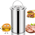 Miniatyrbilde 2 av 5: Trykk Ham Maker, kjøttpresse i rustfritt stål for å lage hjemmelaget pålegg med termometer