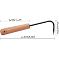 Miniatyrbild 5 av 5: Hand Weeder, Single Claw, Garden Hook, Root Puller, Cultivator With Wooden Handle