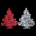 Miniatyrbillede 3 af 5: Juletræ prægning skærestencil skabeloner form Fo