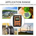 Miniatyrbillede 3 af 5: MPPT solcelleladningsregulator 12V/24V 30A dobbelt LCD-panel batteriregulator (30A) til solcellecontroller