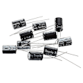 Miniatyrbillede 1 af 5: 10 x 4,7uf 400v 105c Elektrolytkondensator 8x12m