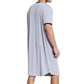 Pikkukuva 2 / 3: Miesten mukavat löysät pyjama yöpaita yöasu pitkä yöpaita loungewear yöasu Grey M