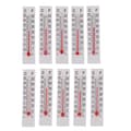 10 st 5cmX1.1cm Miniatyr Papptermometer Inomhus -20-50 Celsius